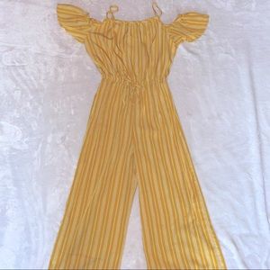 Kids size 7 yellow jumper/romper
